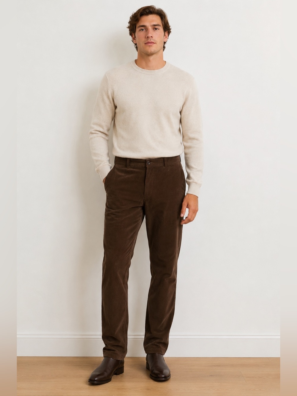 Polo Ralph Lauren Men’s Brown Corduroy Pants 30x30 Classic Straight Leg